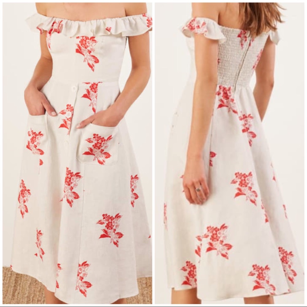 NWT reformation Hattie dress floral Carmella 2